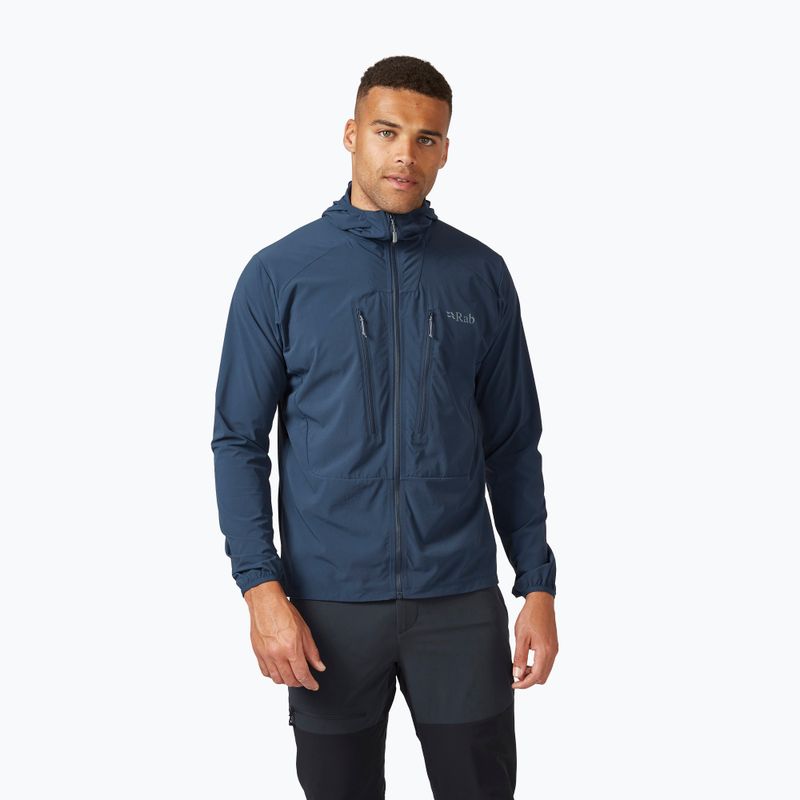 Softshelljacke Herren Rab Borealis dunkelblau QWS-35