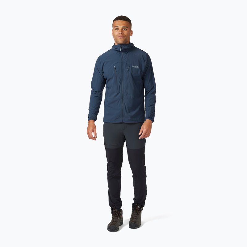 Softshelljacke Herren Rab Borealis dunkelblau QWS-35 3