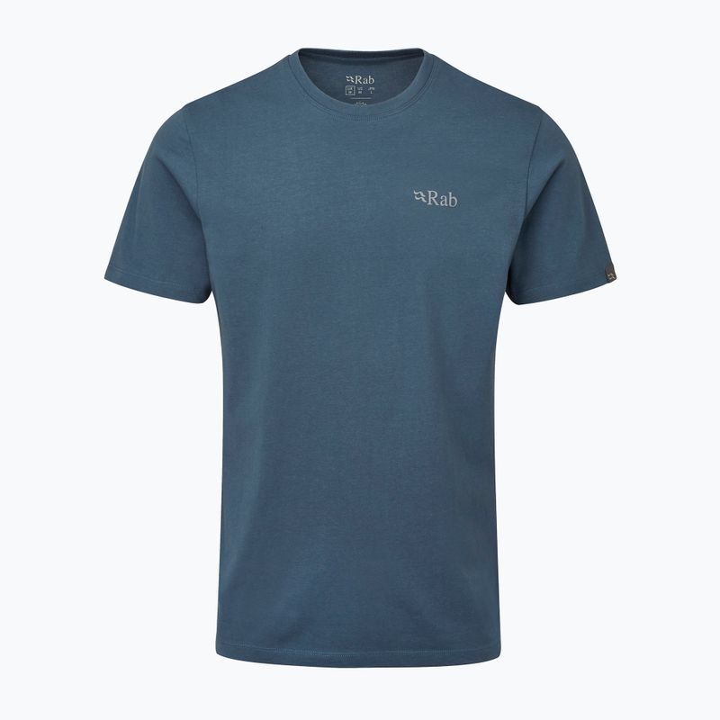 Wandershirt trekking Herren Rab Stance Mountain Peak blau QCB-66 4