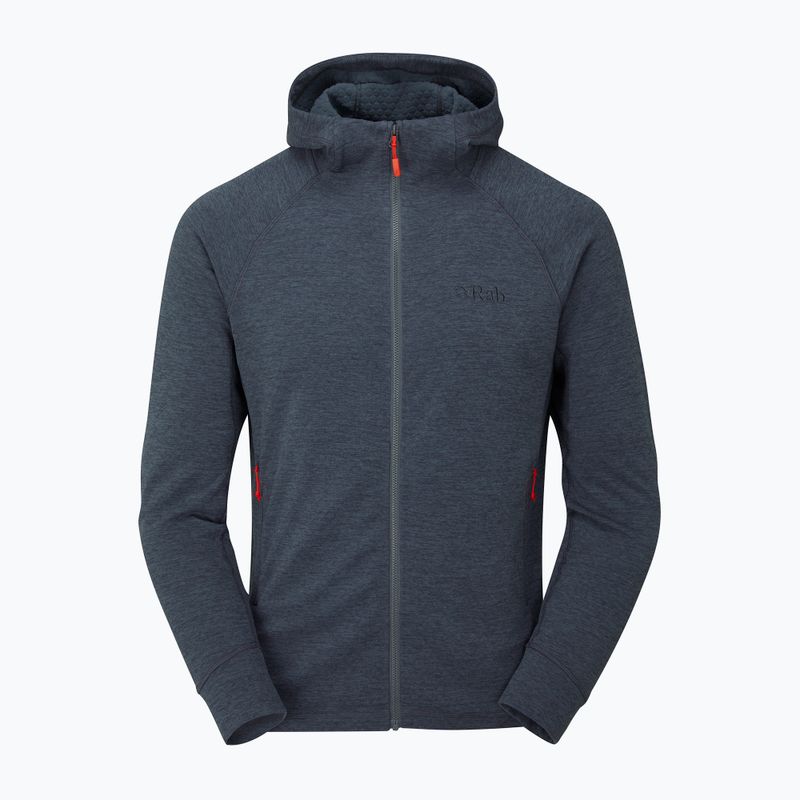 Herren trekking Sweatshirt Rab Nexus Hoody grau QFF-7 4