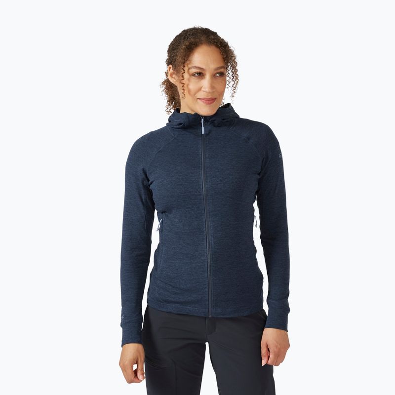 Damen-Trekkingjacke Rab Nexus Hoody navy blau QFF-71