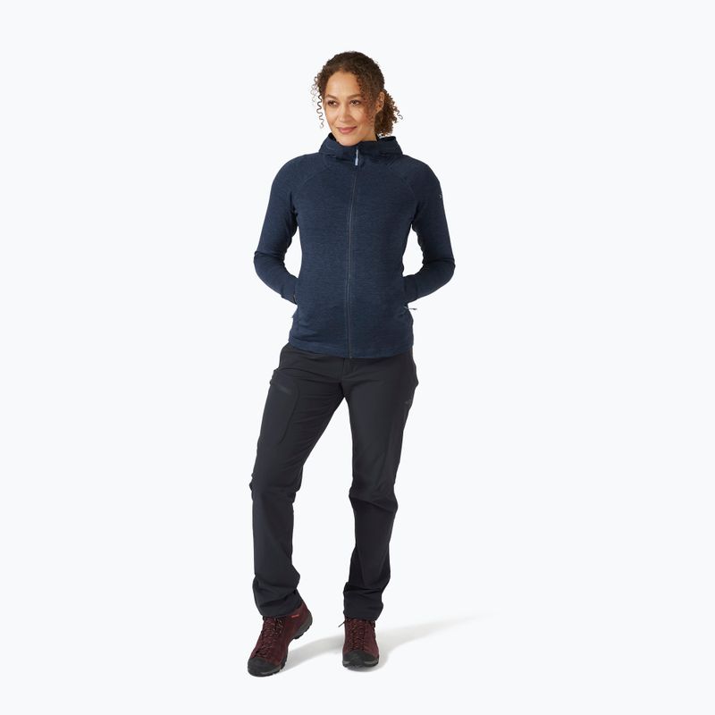 Damen-Trekkingjacke Rab Nexus Hoody navy blau QFF-71 3