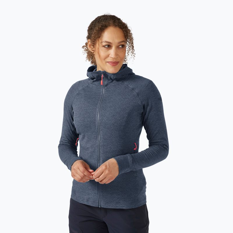 Damen-Trekkingjacke Rab Nexus Hoody grau QFF-71