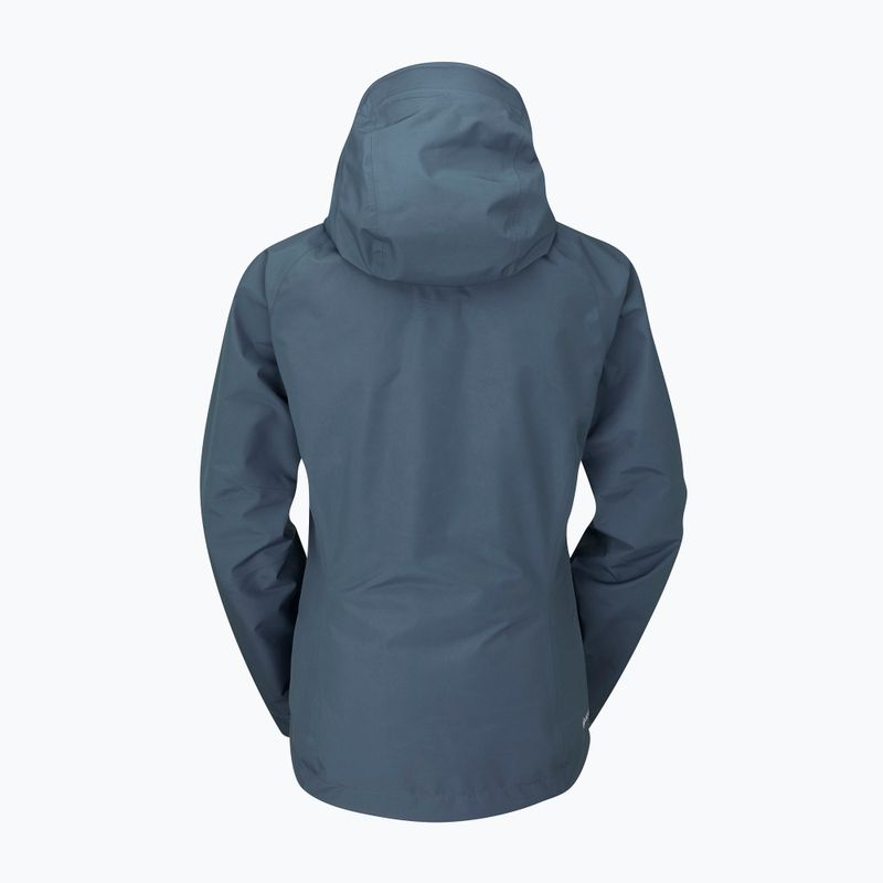 Regenjacke Damen Rab Namche Paclite blau QWH-6 5