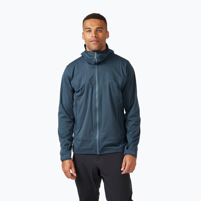 Regenjacke Herren Rab Kinetic 2. dunkelblau QWG-74