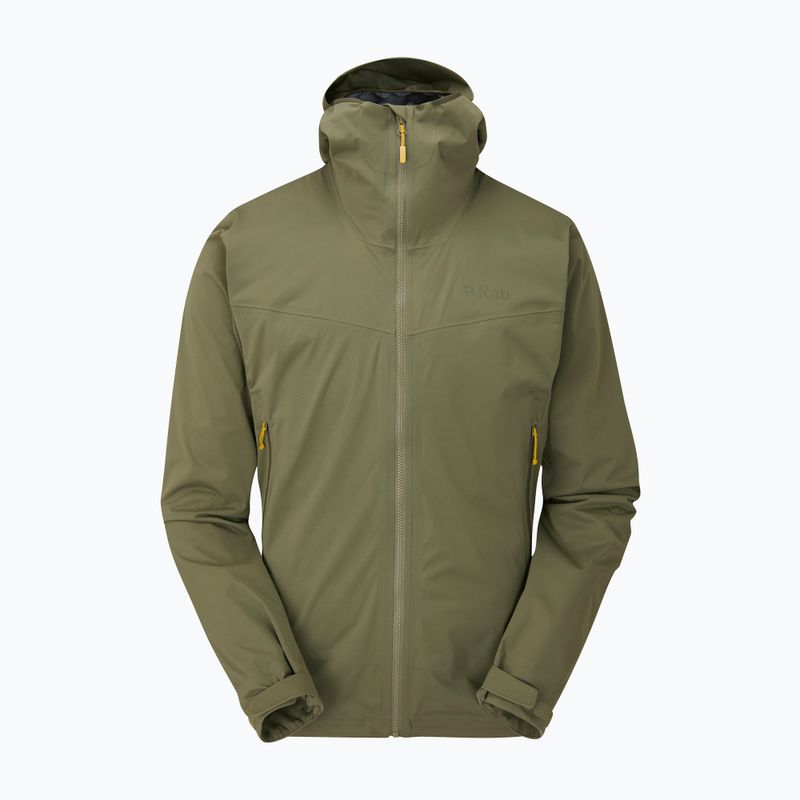 Regenjacke Herren Rab Kinetic 2. khaki QWG-74 8