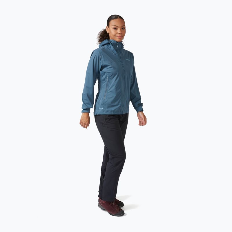 Regenjacke Damen Rab Kinetic 2.0 orion blue 2