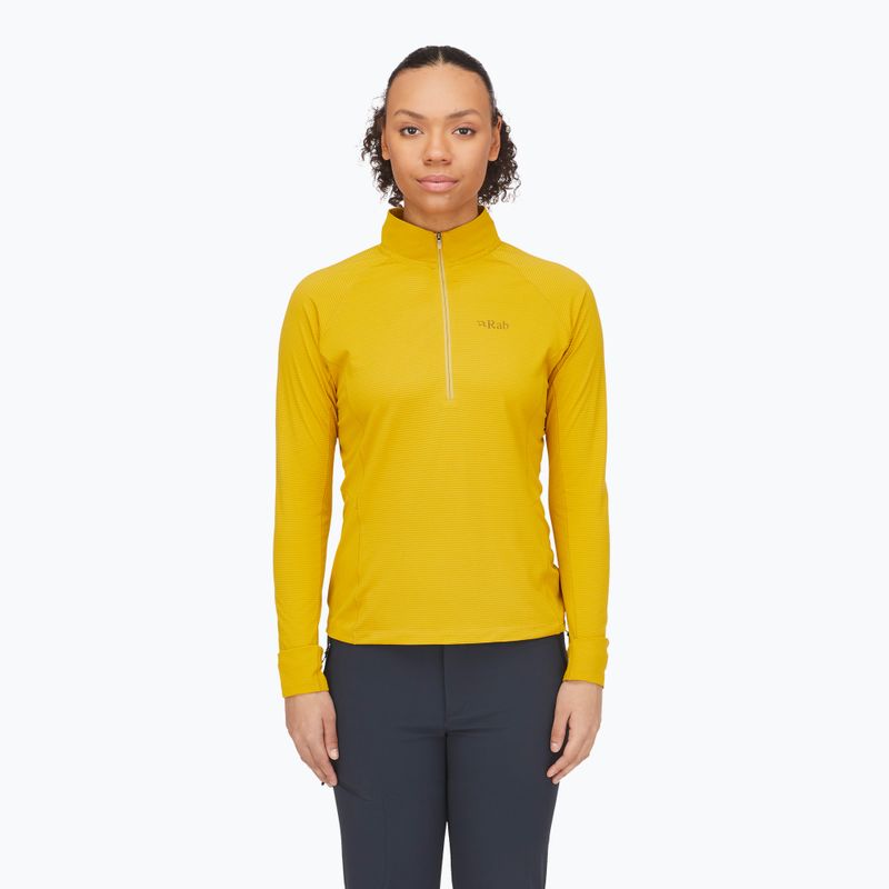 Damen-Langarm-Shirt Rab Sonic LS Zip sahara 4