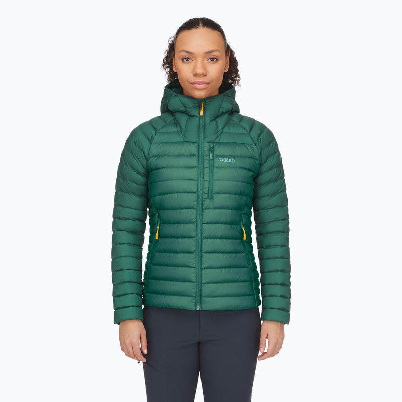 Daunenjacke Damen Rab Microlight Alpine green slate