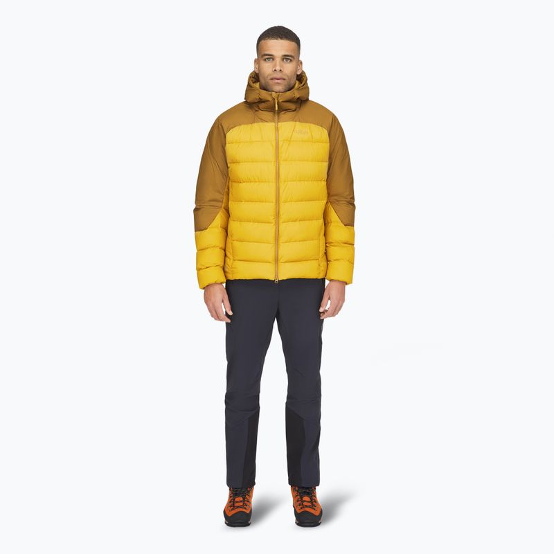 Daunenjacke Herren Rab Infinity Alpine footprint/sahara 2