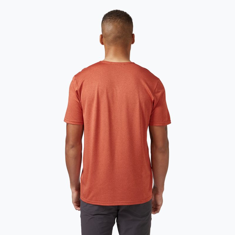 Herren Rab Mantle Mountain Tee rot Ton t-shirt 3