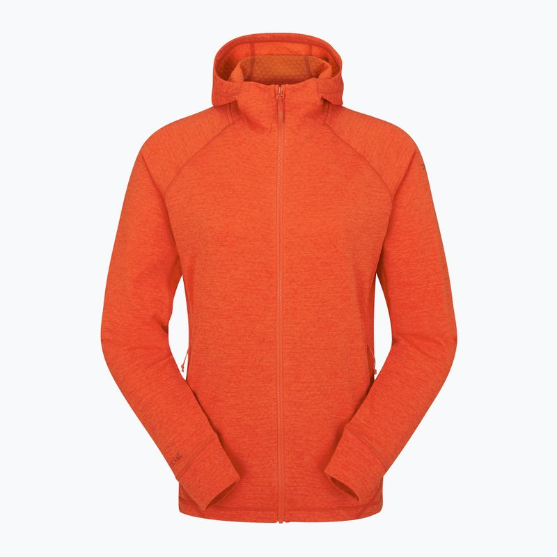 Damen Hoodie Pullover Rab Nexus Hoody red grapefruit 4