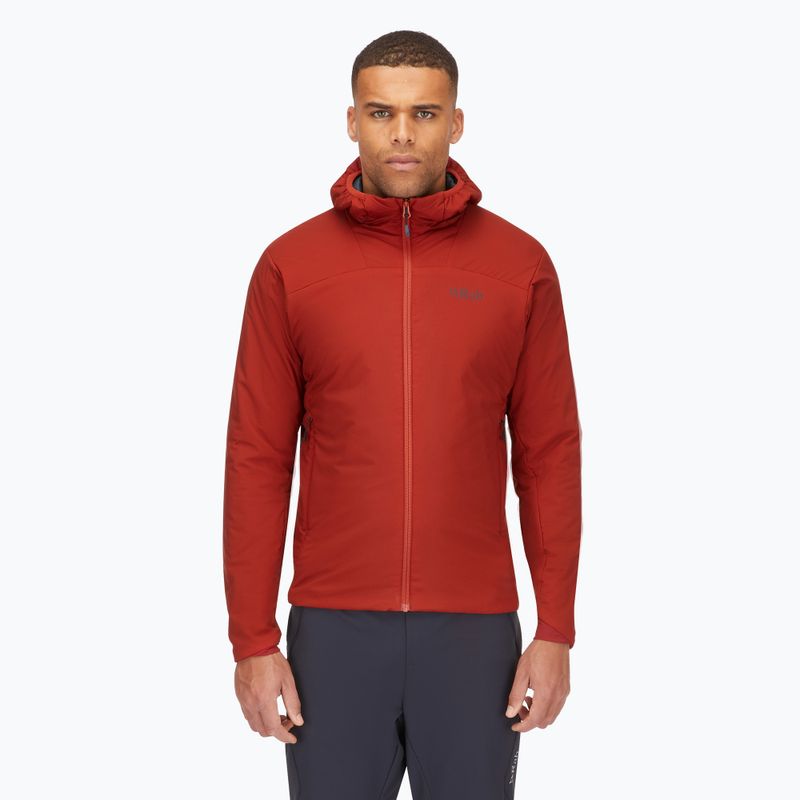 Gefütterte Jacke Herren Rab Xenair Alpine Light tuscan red