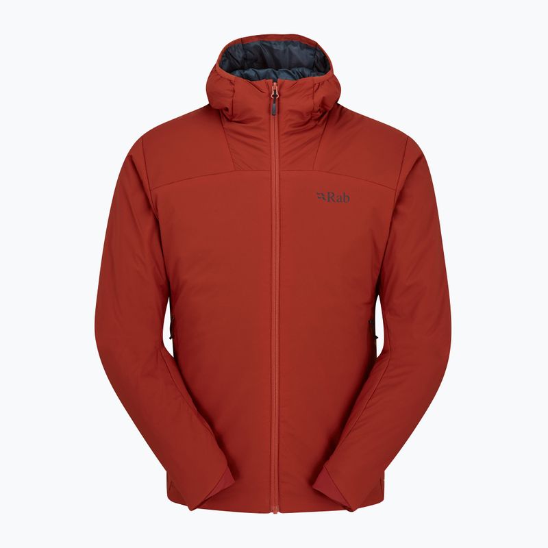 Gefütterte Jacke Herren Rab Xenair Alpine Light tuscan red 4