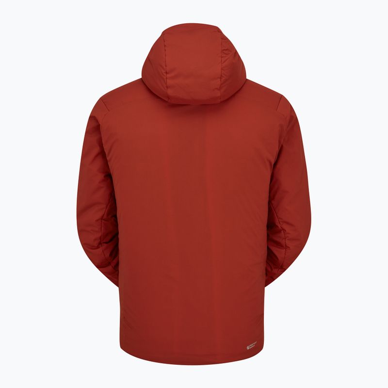 Gefütterte Jacke Herren Rab Xenair Alpine Light tuscan red 5