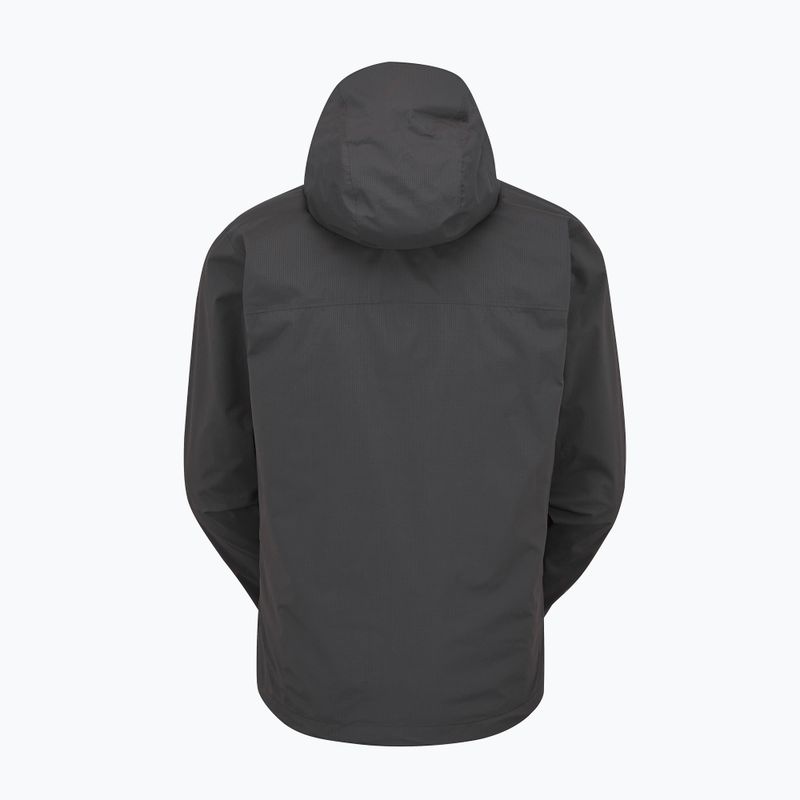 Regenjacke Herren Rab Downpour Light anthracite 3