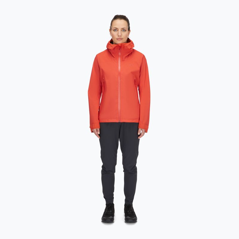 Regenjacke Damen Rab Downpour Light red grapefruit 2