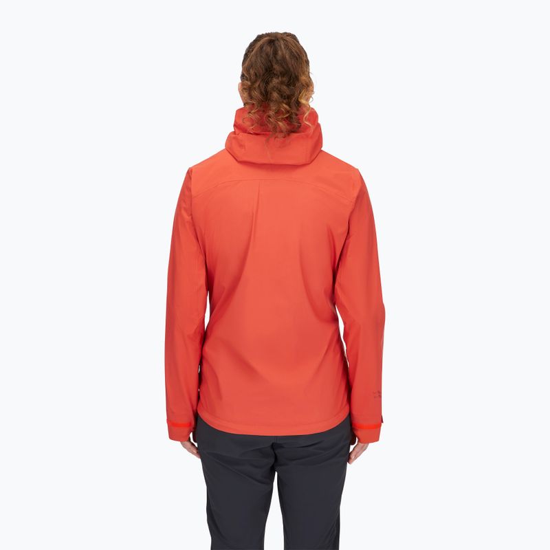 Regenjacke Damen Rab Downpour Light red grapefruit 4