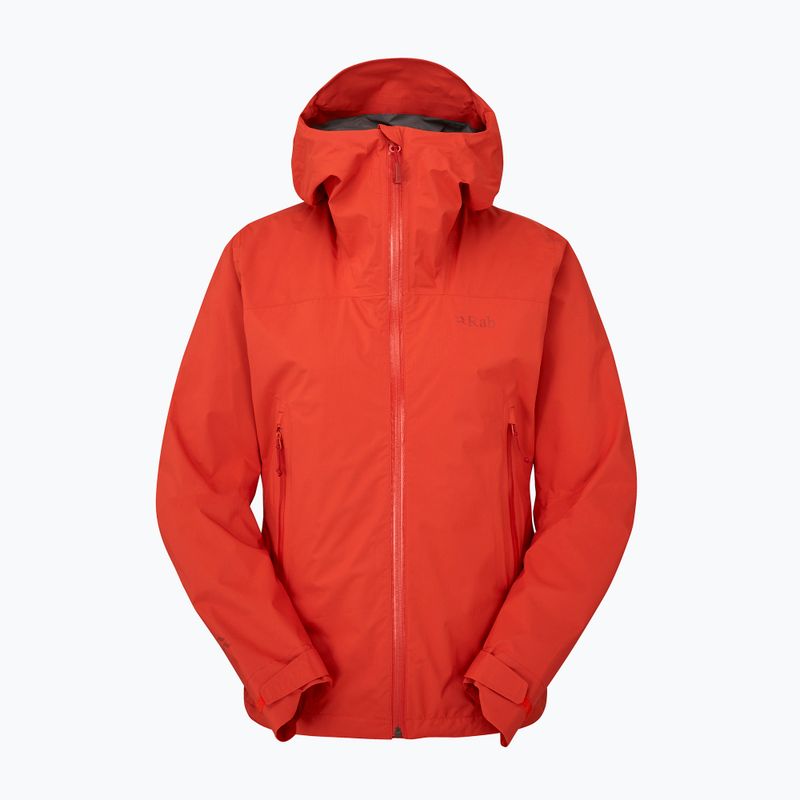 Regenjacke Damen Rab Downpour Light red grapefruit 11