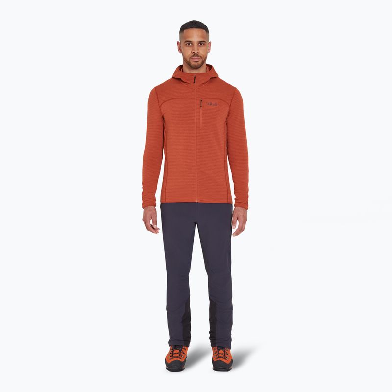 Rab Ascendor Light Hoody Herren Sweatshirt toskanisch rot 2