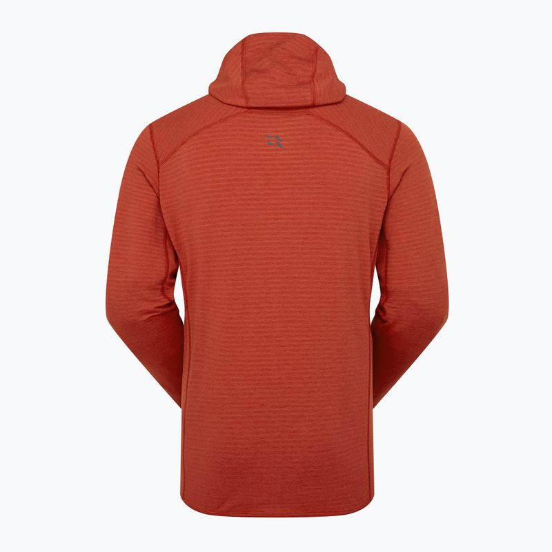 Rab Ascendor Light Hoody Herren Sweatshirt toskanisch rot 5