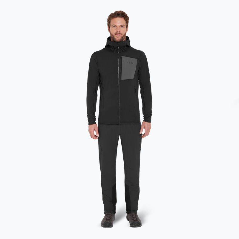 Herrenpullover Rab Superflux Hoody black QFG-13-BLK 2