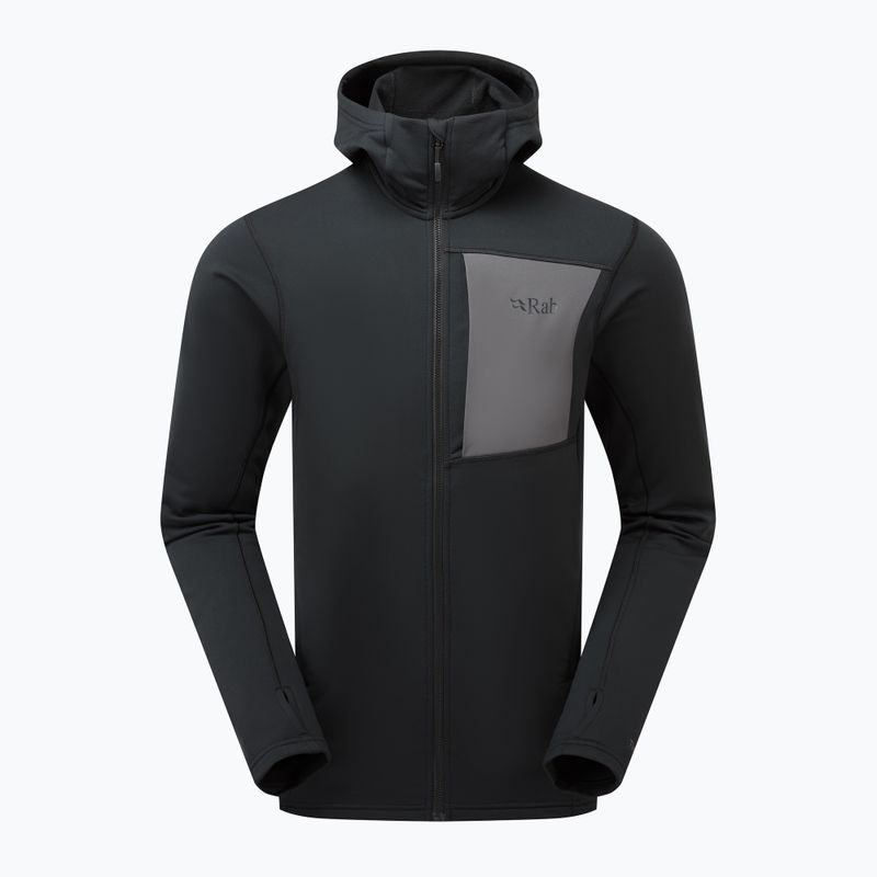 Herrenpullover Rab Superflux Hoody black QFG-13-BLK 4