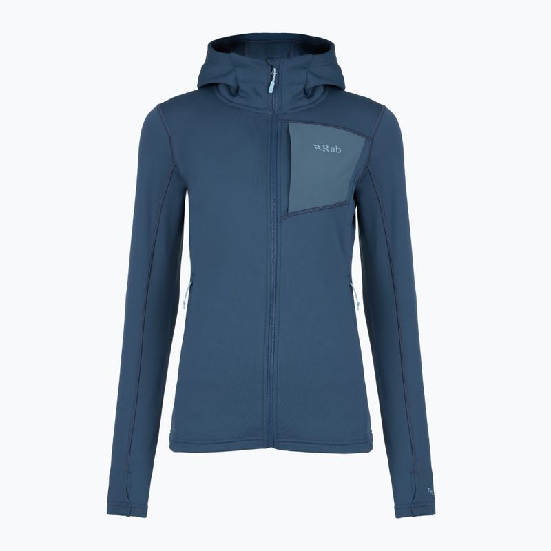 Women's Rab Superflux Hoody Sweatshirt Sturm blau