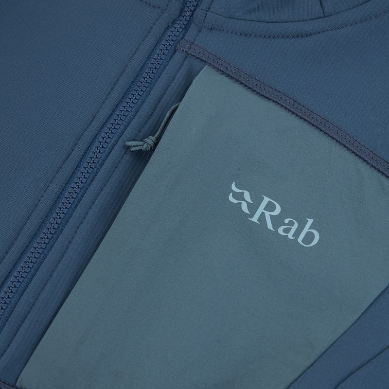 Women's Rab Superflux Hoody Sweatshirt Sturm blau 3