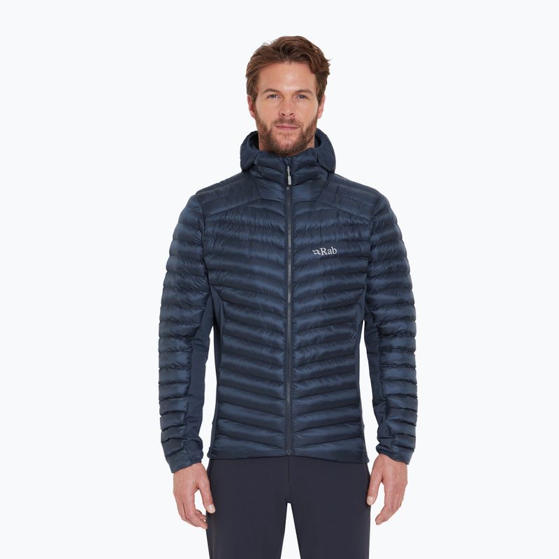 Gefütterte Herrenjacke Rab Cirrus Flex Hoody tempest blue