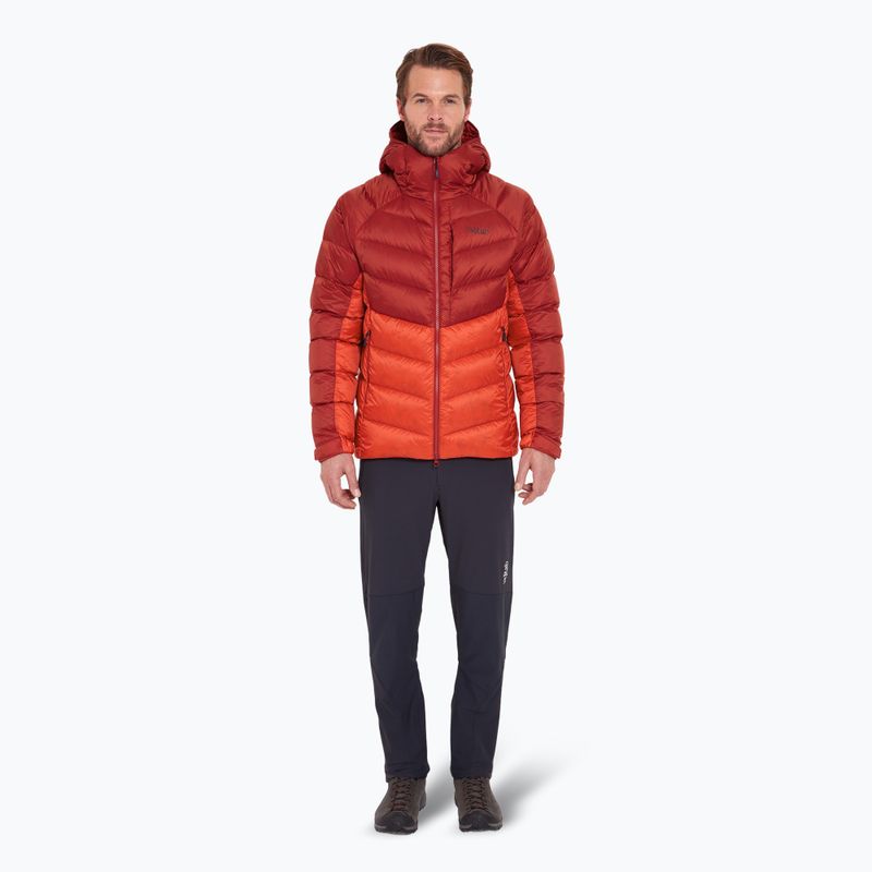 Daunenjacke Herren Rab Glaceon Pro tuscan red/dark horizon 2