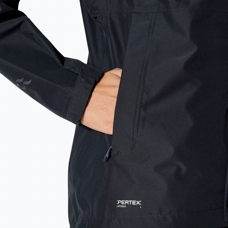 Damen-Regenjacke Rab Downpour black 10