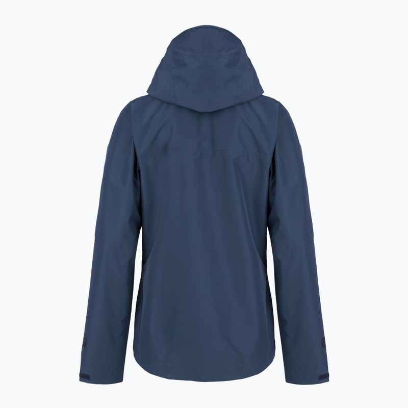 Damen Regenjacke Rab Downpour tempest blau 2