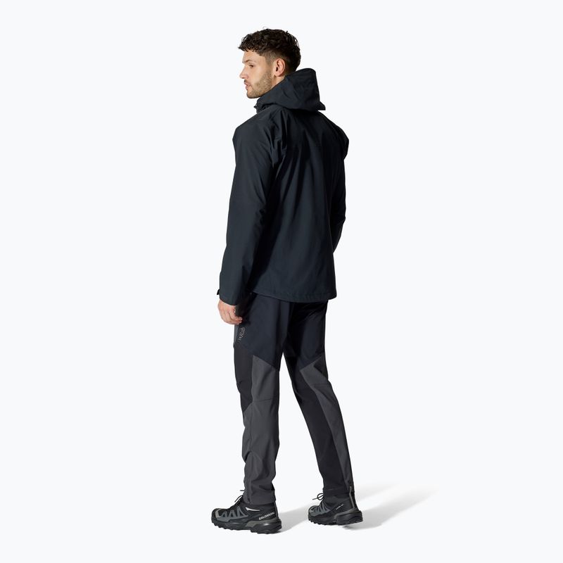 Herren Regenjacke Rab Firewall schwarz 3