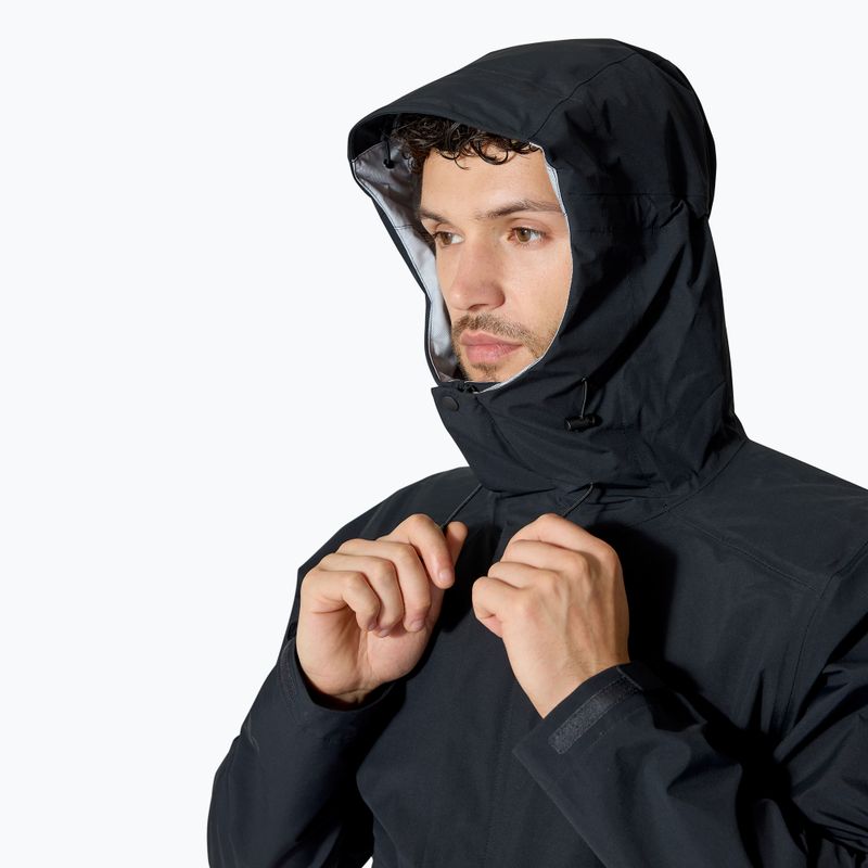 Herren Regenjacke Rab Firewall schwarz 5