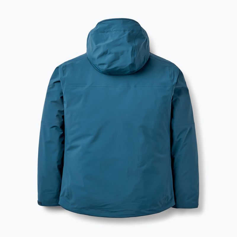 Herren-Regenjacke Rab Firewall tempest blue 2