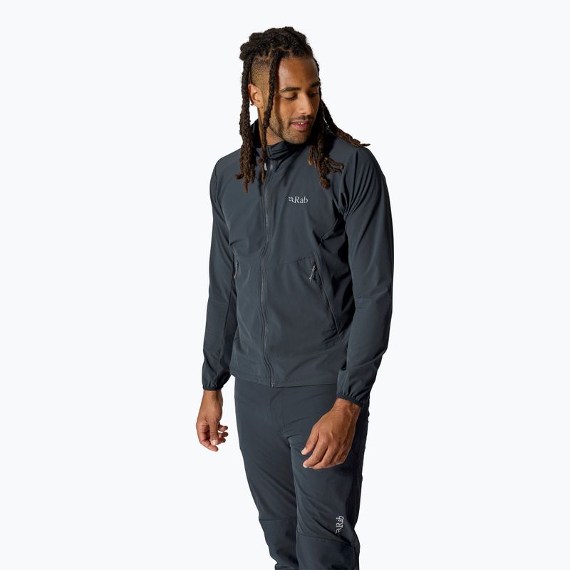 Herren Softshelljacke Rab Borealis Hoody beluga