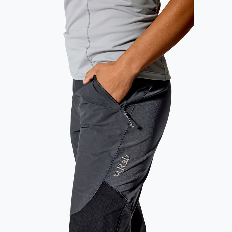 Damen-Softshellhose Rab Torque anthracite 4