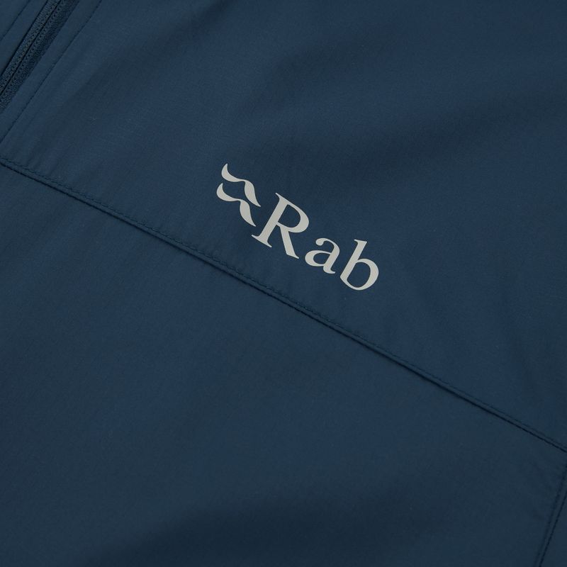 Men's Rab Windgather Hoody Jacke tempest blau 3
