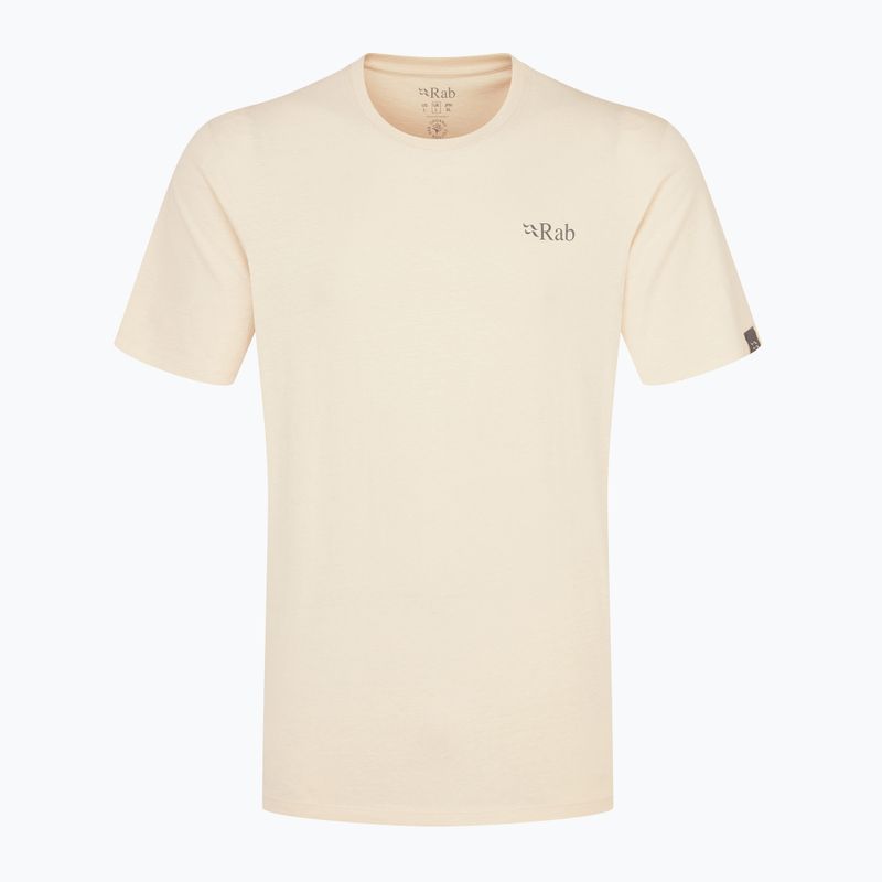 Rab Stance Mountain Peak Herren-T-Shirt ecru