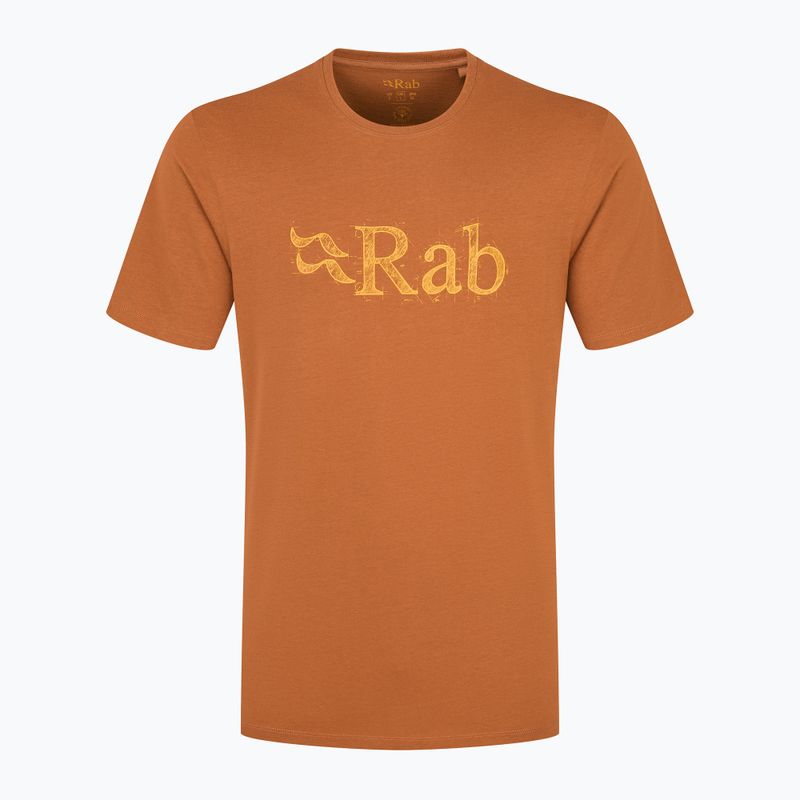 Herren Rab Stance Tech Sketch rot Erde T-Shirt