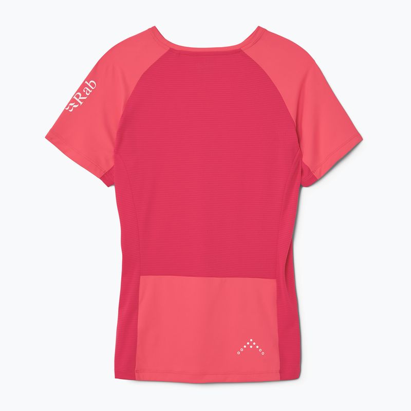 Damen Rab Trail Tee Hibiskus/Wassermelone T-Shirt 2