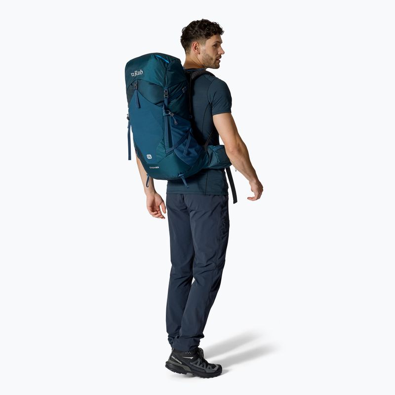 Rab Exion 38 l tempest blau Wanderrucksack 9