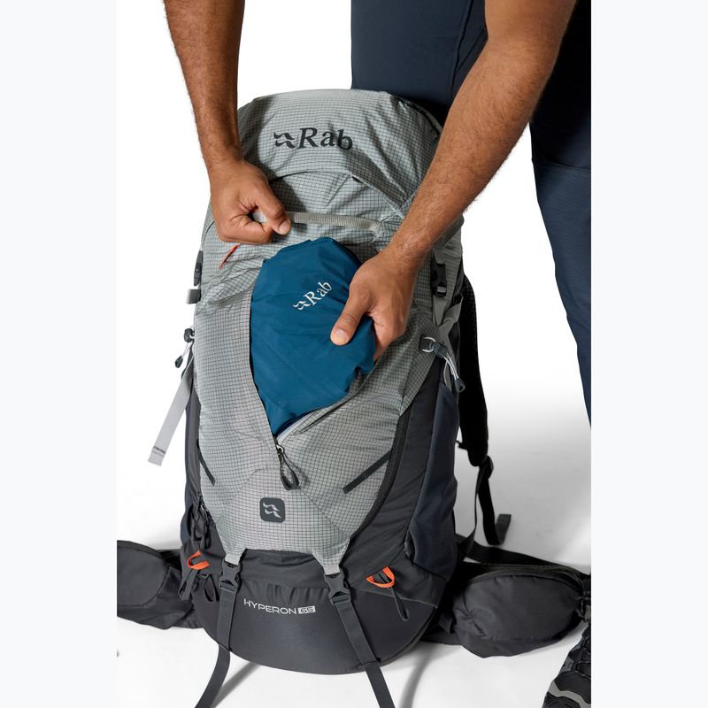 Rab Hyperon 65 l dunkel zinn/anthrazit Trekking-Rucksack 13