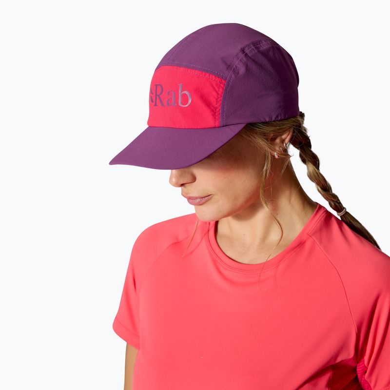 Rab Talus 5 Panel Pflaume/Wassermelone Baseballmütze 4