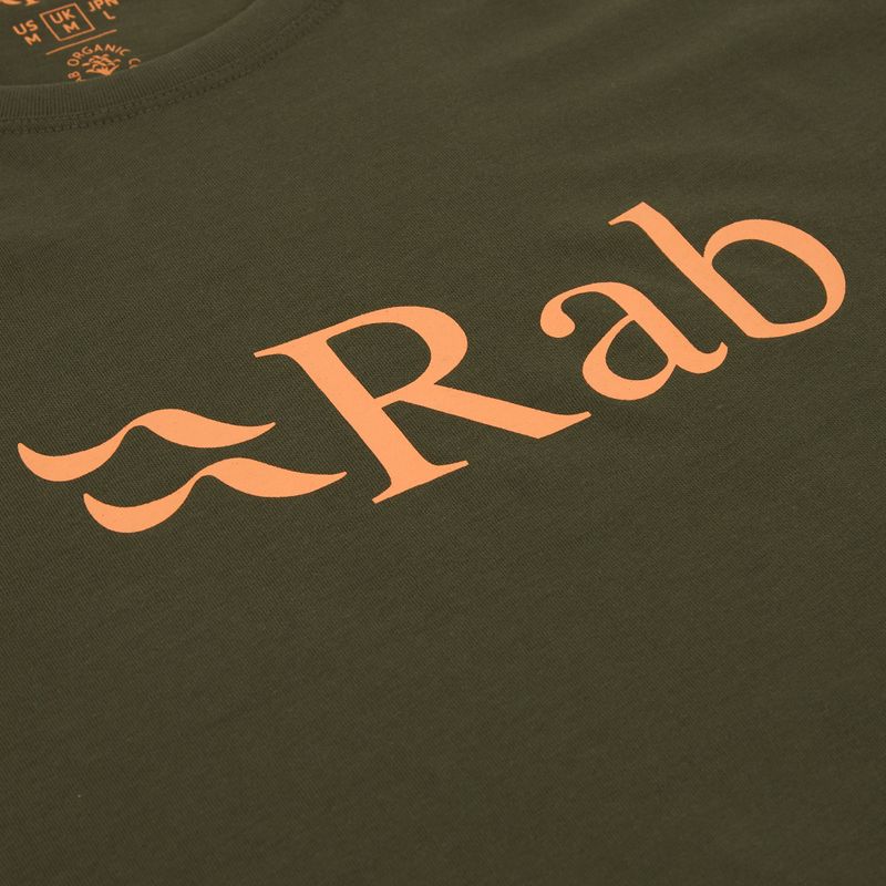 Herren T-Shirt Rab Stance Logo army 3