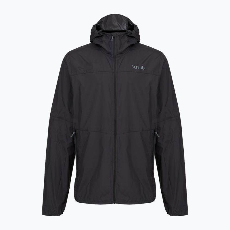Men's Rab Windgather Hoody schwarz