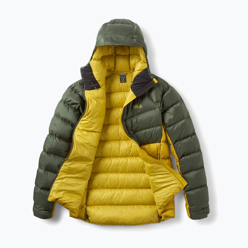 Herren-Daunenjacke Rab Glaceon Pro Jacket army 3