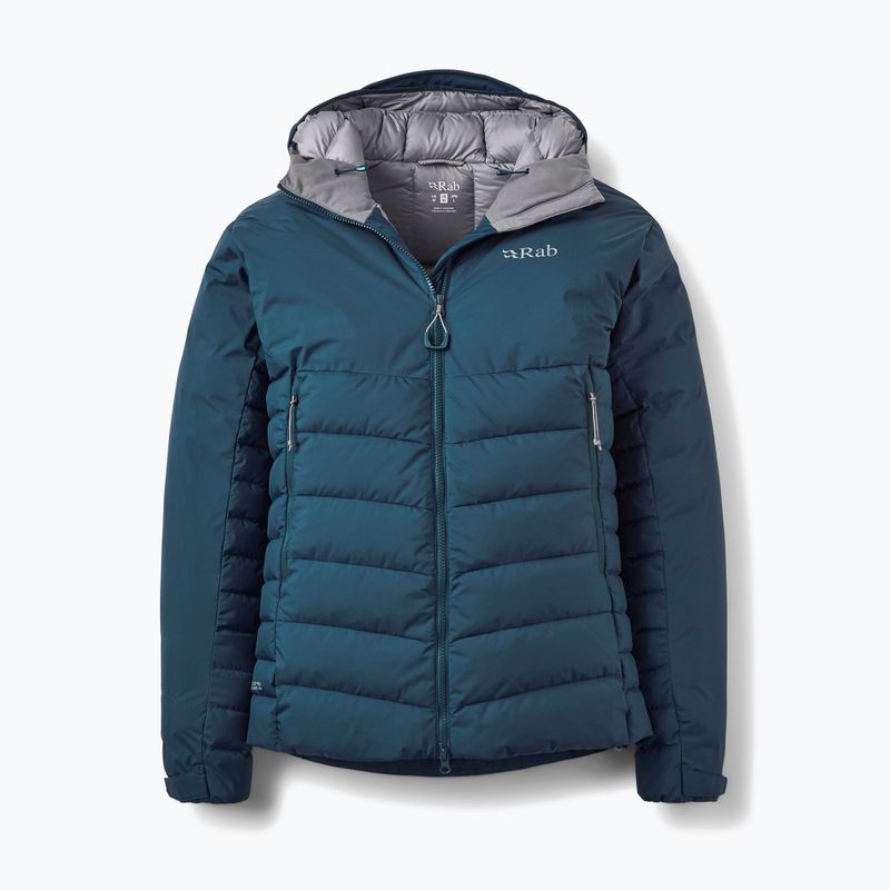 Herren-Daunenjacke Rab Infinity Windstopper Hoody tempest blue 4