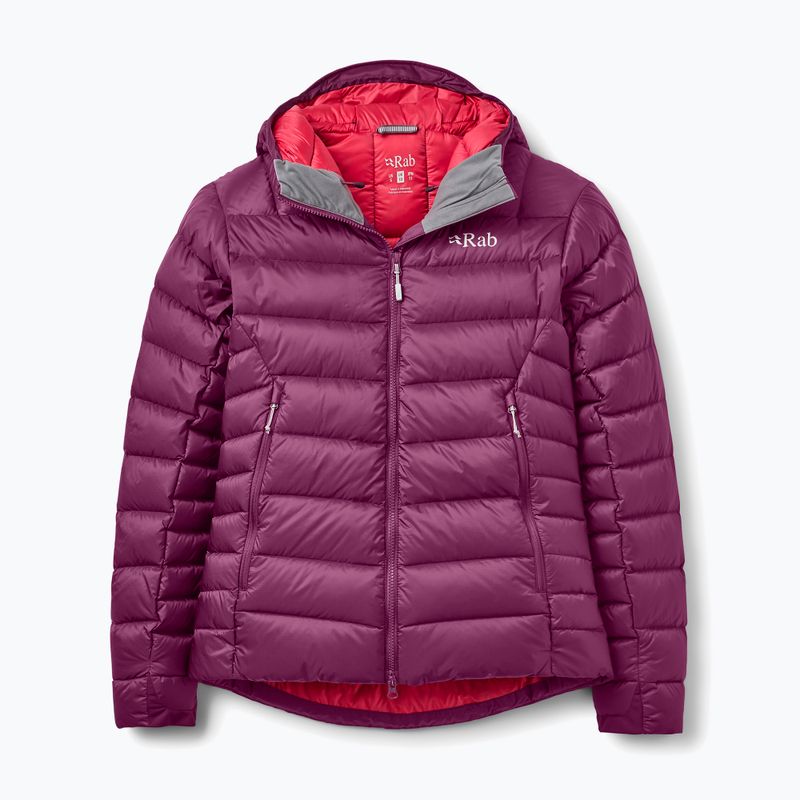 Damen-Daunenjacke Rab Electron Pro Hoody mulberry